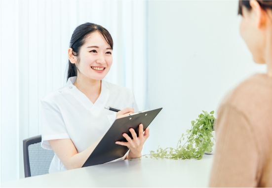 看護師の聞き取り